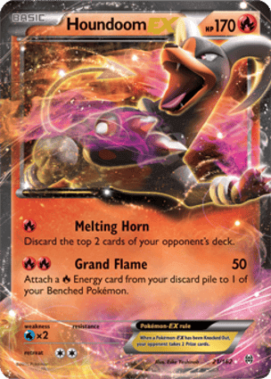 Carta Houndoom-EX