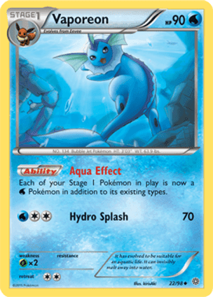 Carta Vaporeon