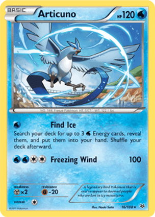 Carta Articuno