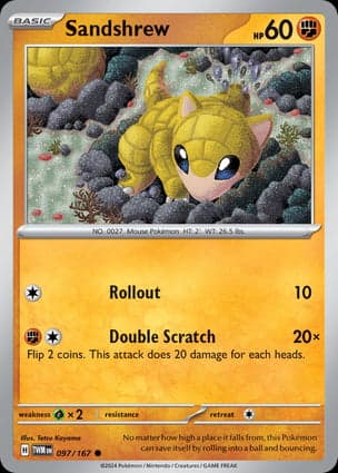 Carta Sandshrew