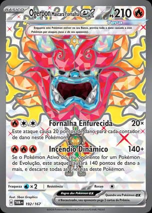 Carta Ogerpon Máscara Fornalha ex