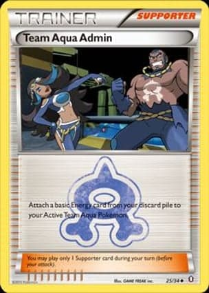 Carta Admin da Equipe Aqua