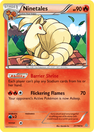 Carta Ninetales