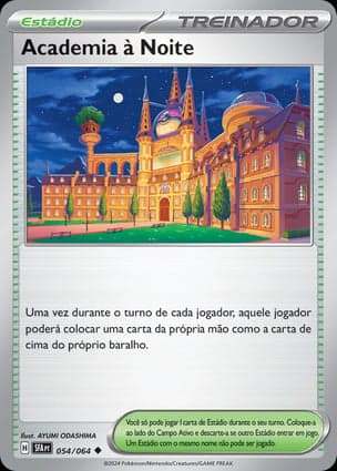 Carta Academia à Noite