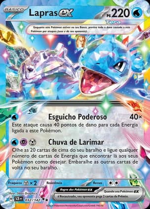 Carta Lapras ex
