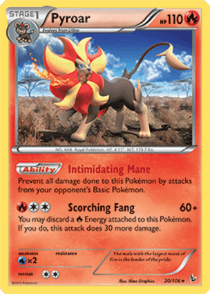 Carta Pyroar