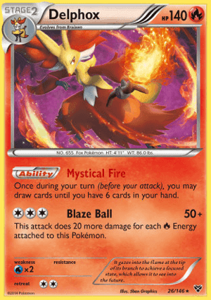 Carta Delphox