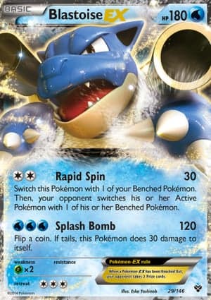Carta Blastoise-EX