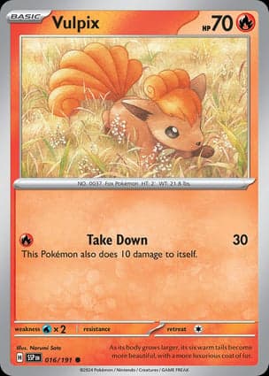 Carta Vulpix