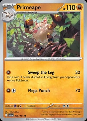 Carta Primeape