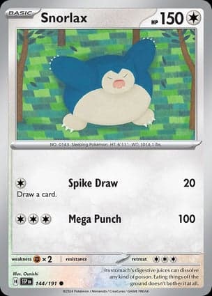 Carta Snorlax