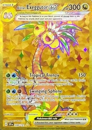 Carta Exeggutor de Alola ex