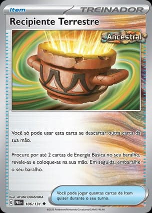 Carta Recipiente Terrestre