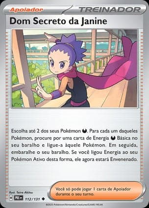 Carta Dom Secreto da Janine