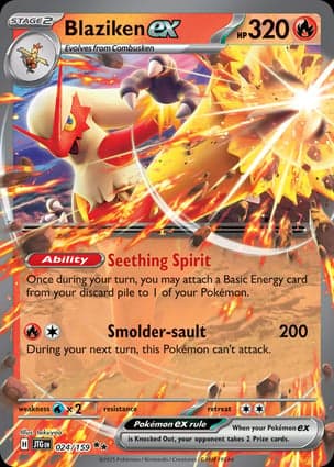 Carta Blaziken ex