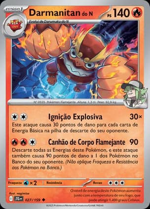 Carta Darmanitan do NN's Darmanitan