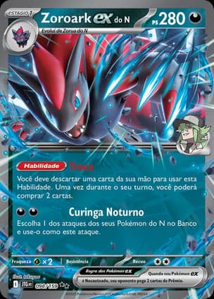 Carta Zoroark ex do NN's Zoroark ex