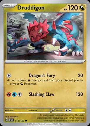 Carta Druddigon