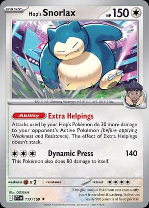 Carta Snorlax do Lupo