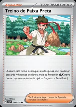 Carta Treino de Faixa Preta
