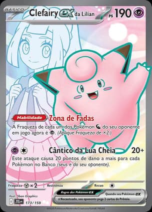 Carta Clefairy ex da Lílian