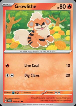 Carta Growlithe