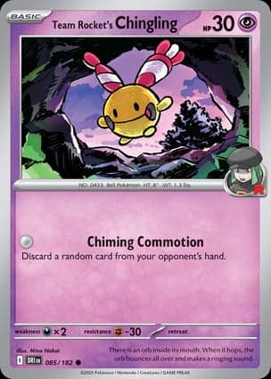 Carta Chingling da Equipe Rocket