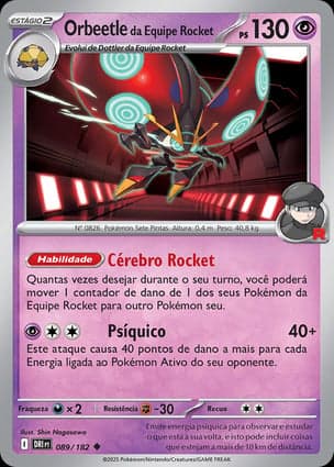 Carta Orbeetle da Equipe Rocket
