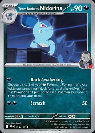 Carta Nidorina da Equipe Rocket