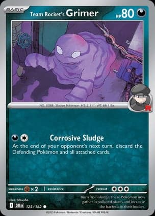 Carta Grimer da Equipe Rocket