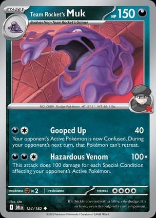 Carta Muk da Equipe Rocket
