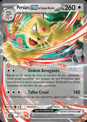 Carta Persian ex da Equipe Rocket