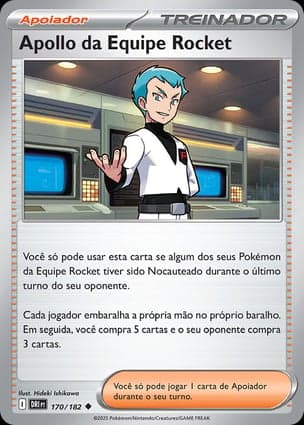 Carta Apollo da Equipe Rocket