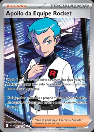 Carta Apollo da Equipe Rocket