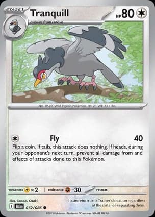 Carta Tranquill (Master Ball Pattern)