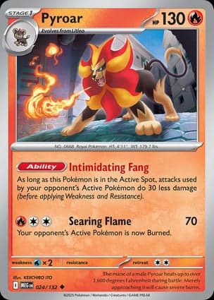 Carta Pyroar