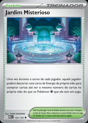 Carta Jardim Misterioso
