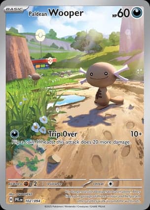 Carta Wooper de Paldea