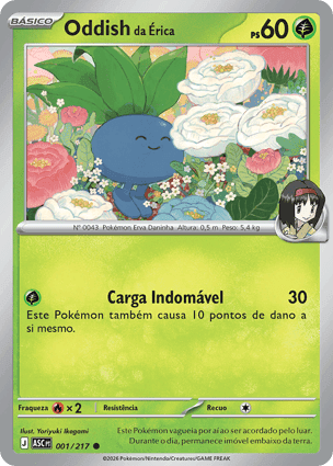 Carta Oddish da ÉricaErika's Oddish