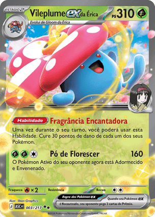 Carta Vileplume ex da ÉricaErika's Vileplume ex