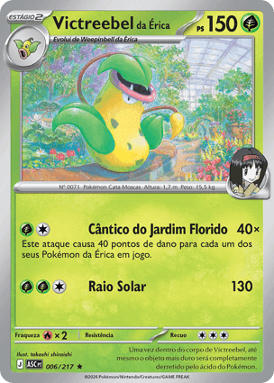 Carta Victreebel da ÉricaErika's Victreebel
