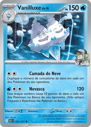 Carta Vanilluxe do NN's Vanilluxe