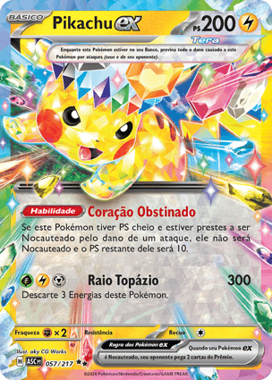 Carta Pikachu ex