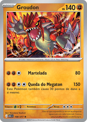 Carta Groudon