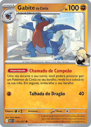 Carta Gabite da CíntiaCynthia's Gabite