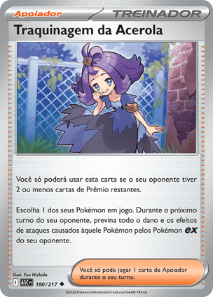 Carta Traquinagem da AcerolaAcerola's Mischief