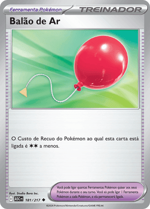 Carta Balão de ArAir Balloon