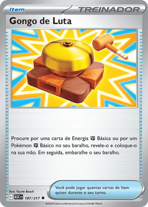 Carta Gongo de LutaFighting Gong