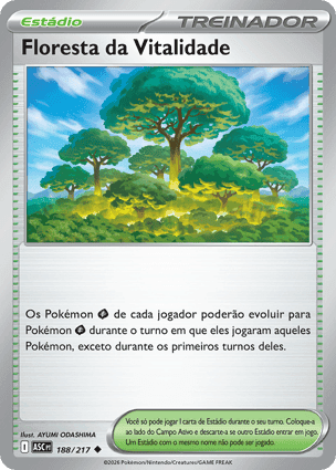 Carta Floresta da VitalidadeForest of Vitality