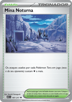 Carta Mina NoturnaNighttime Mine
